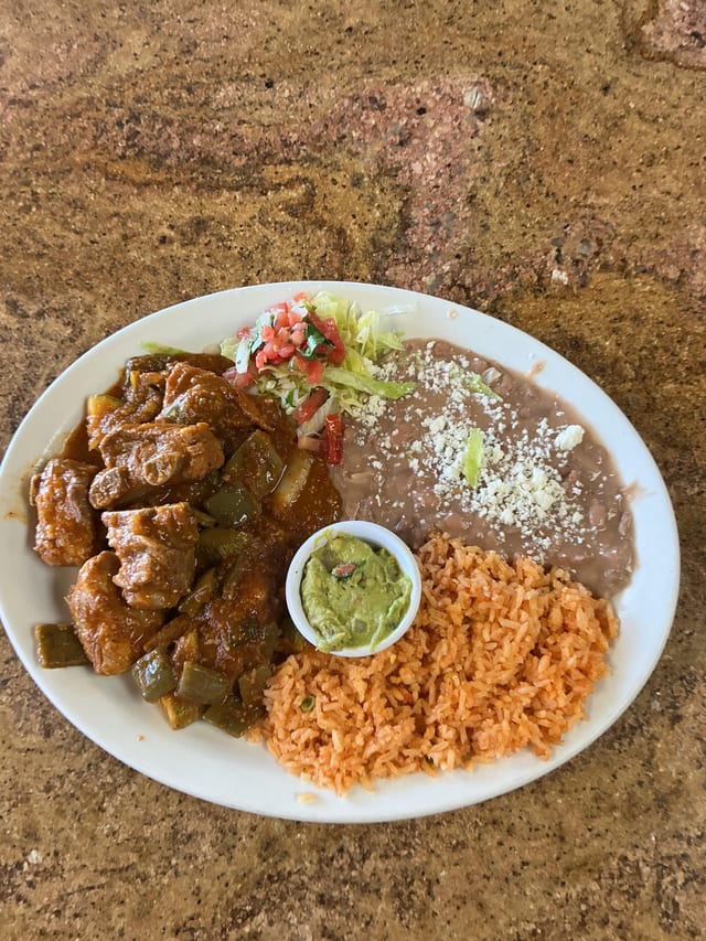 Costillas de puerco asada.