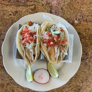 blackened fish Taco