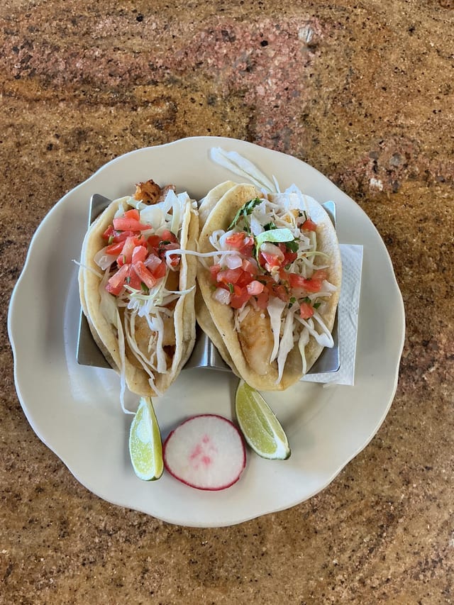 Blackened fish Taco.